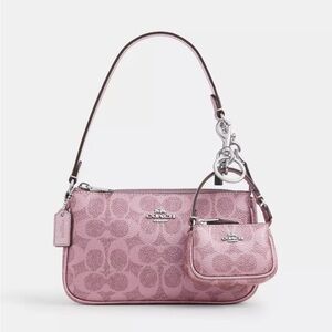 Coach Boxed Nolita 19 & Nolita Bag Charm In Signature Canvas